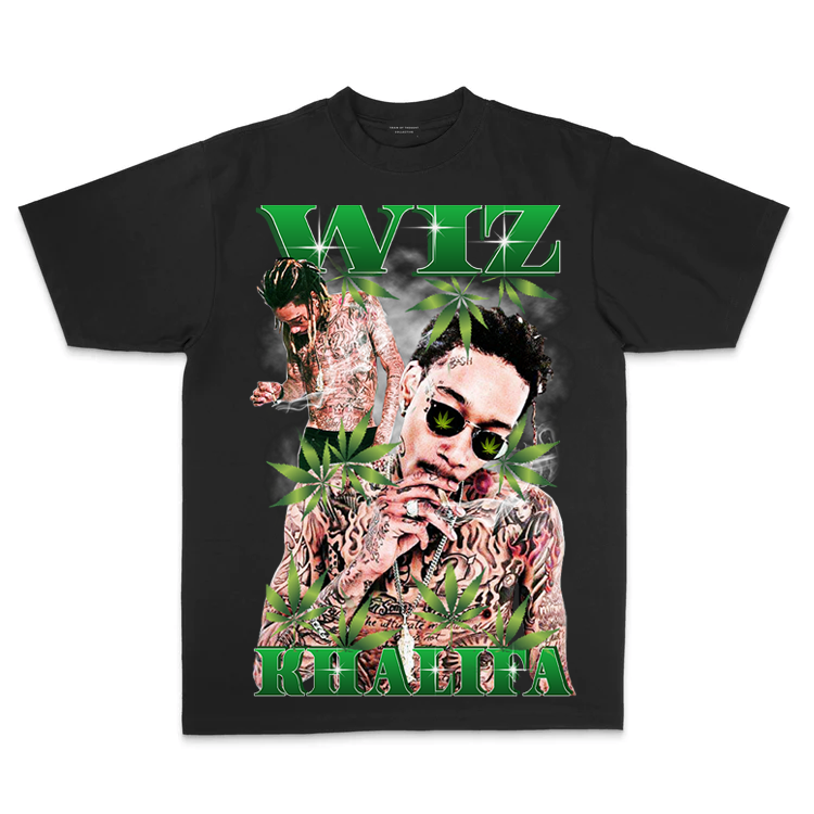 Wiz Khalifa - Short Sleeve - Rap Shirt