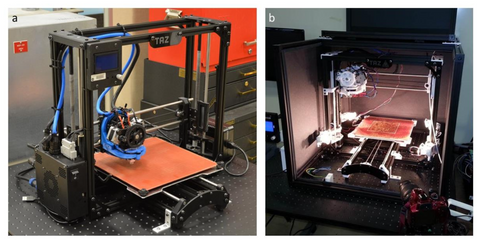 NASA Lulzbot PEEK und PEI 3D-Drucker vorher und nachher