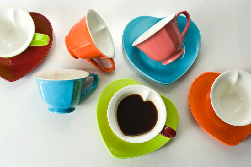 6.5 oz Cup and Saucer (set of 6) (ALL GLAZED) | Yedi Houseware 6.5 oz Cup and Saucer (set of 6) (ALL GLAZED) | Yedi Houseware