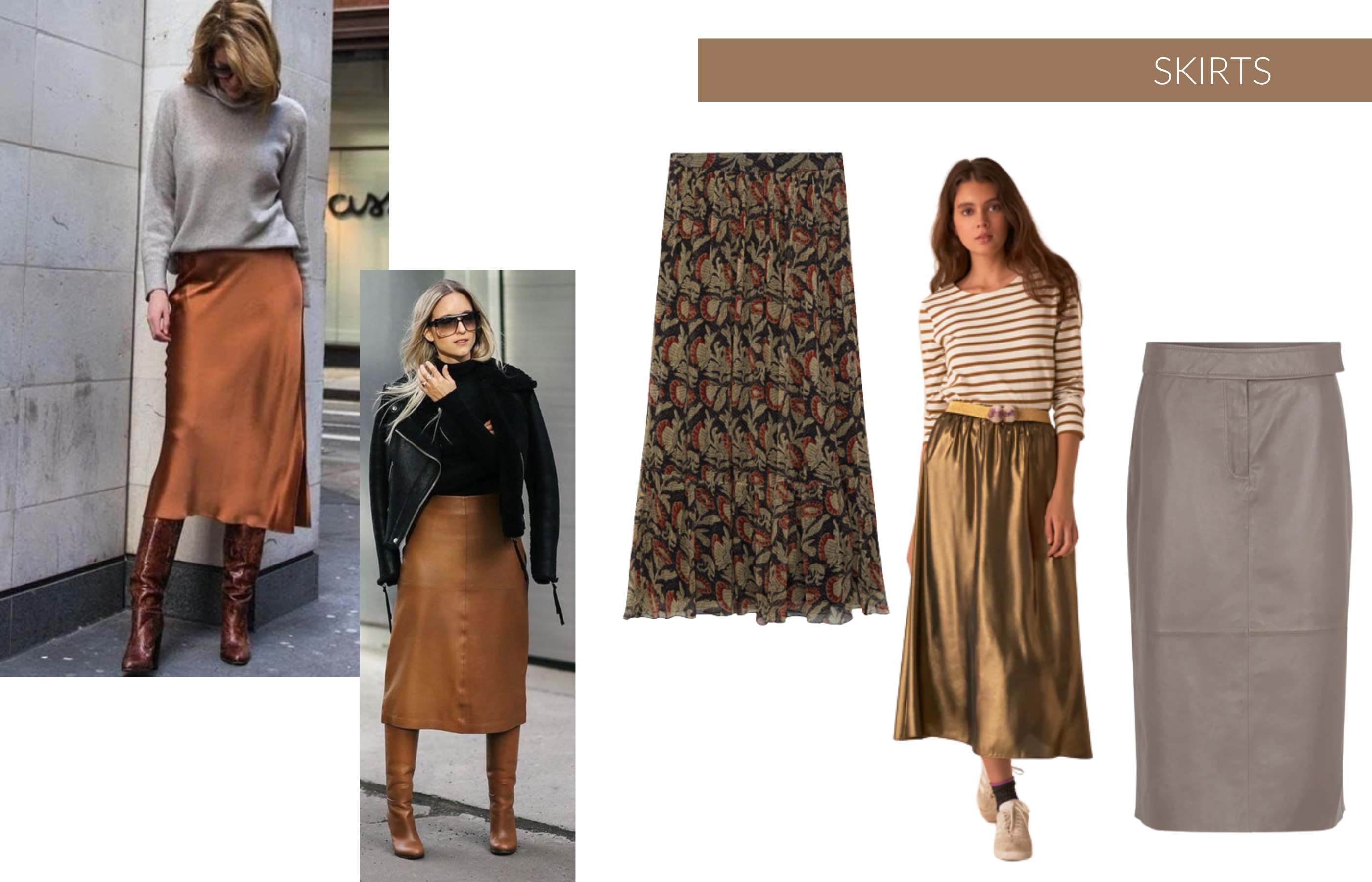 Brown Skirts trending on the streets and online