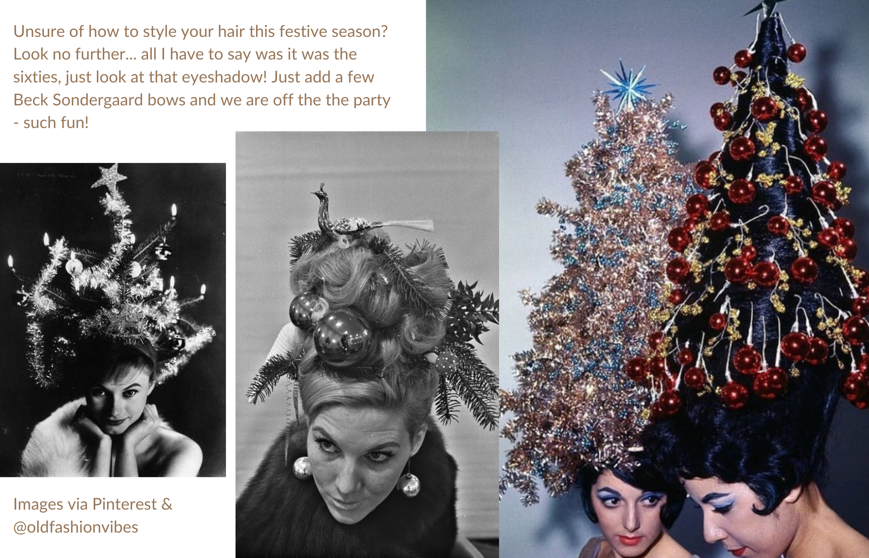 Christmas Tree Hair 1960