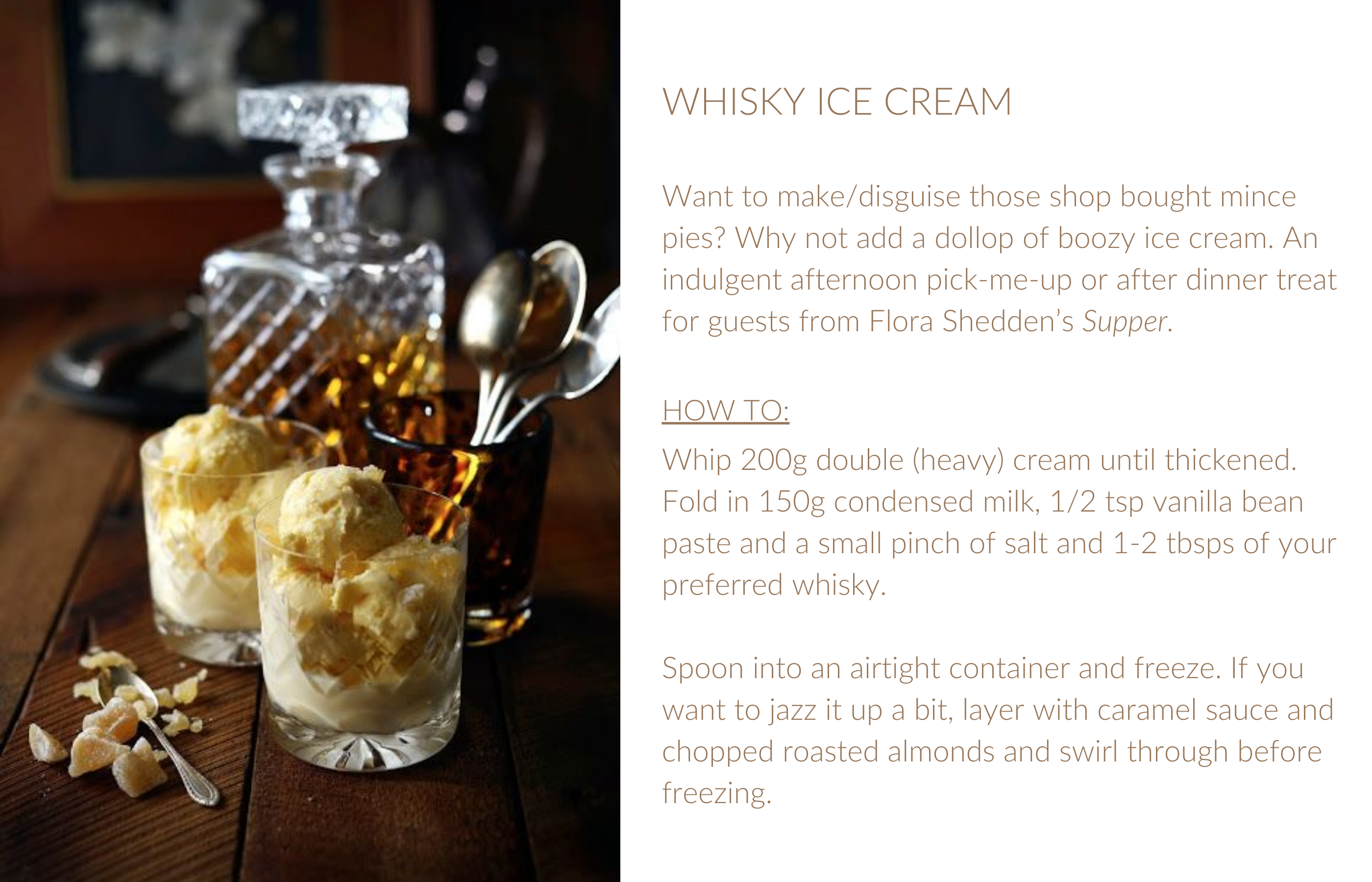 Whisky Ice Cream