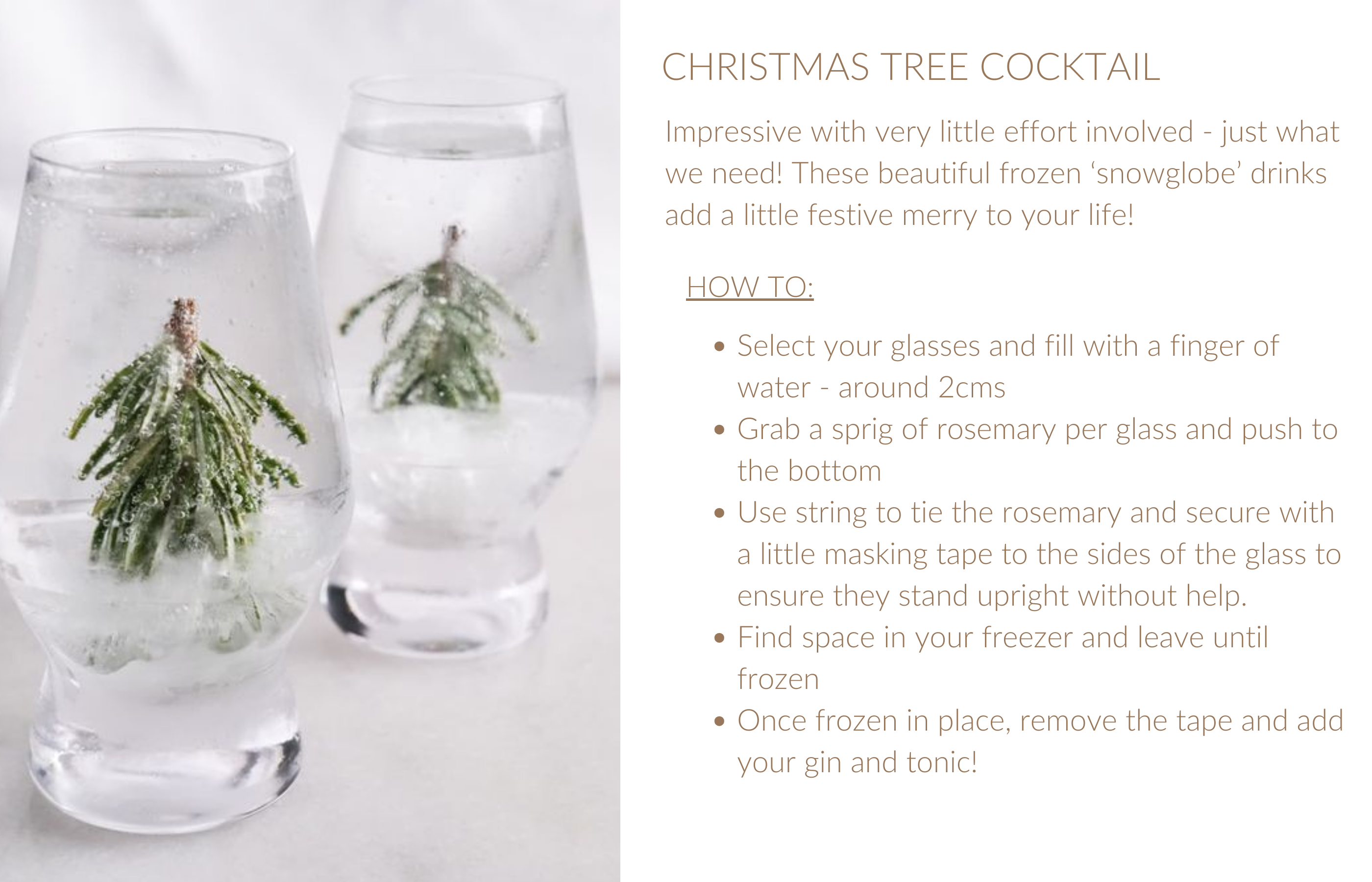Snowglobe Cocktail