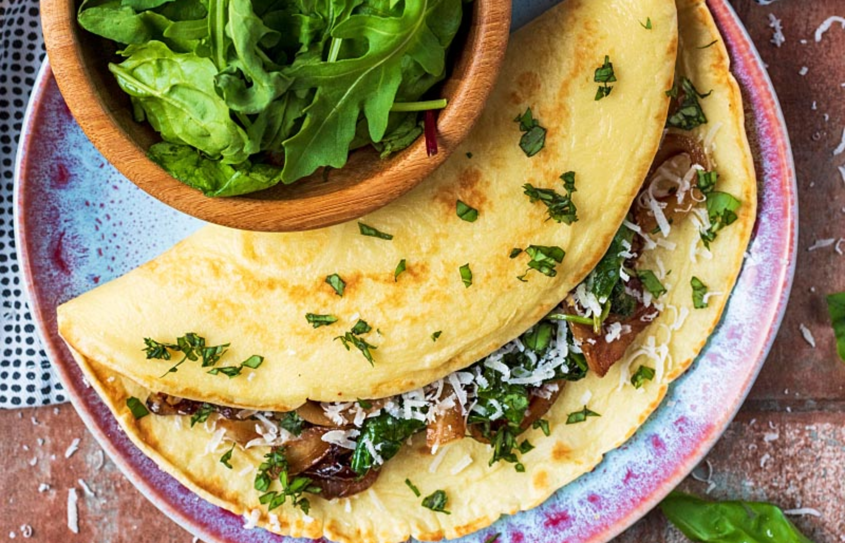 Spinach Savoury Pancake