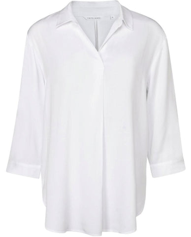 yaya tunic style white shirt