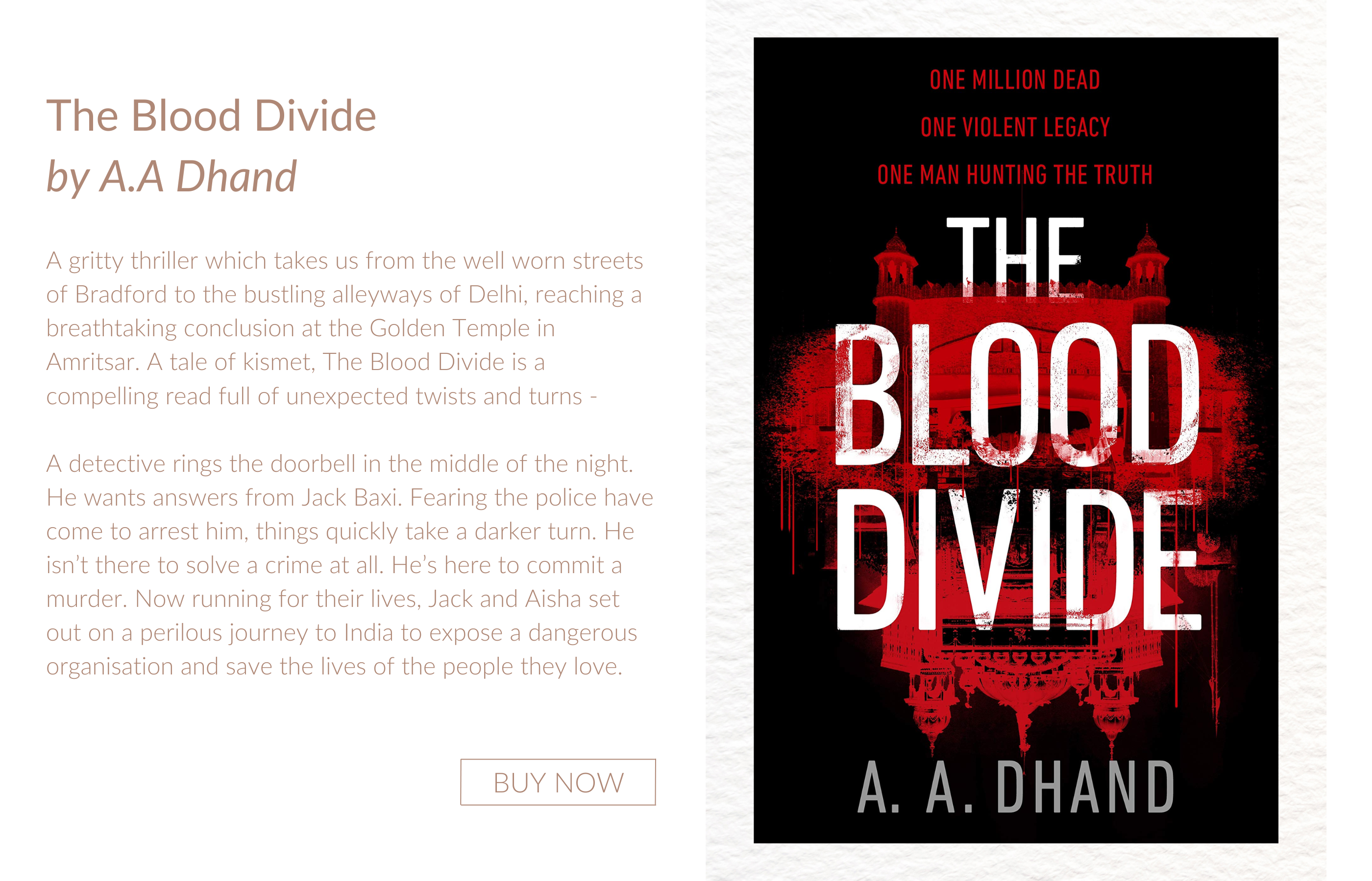 The Blood Divide - AA Dhand