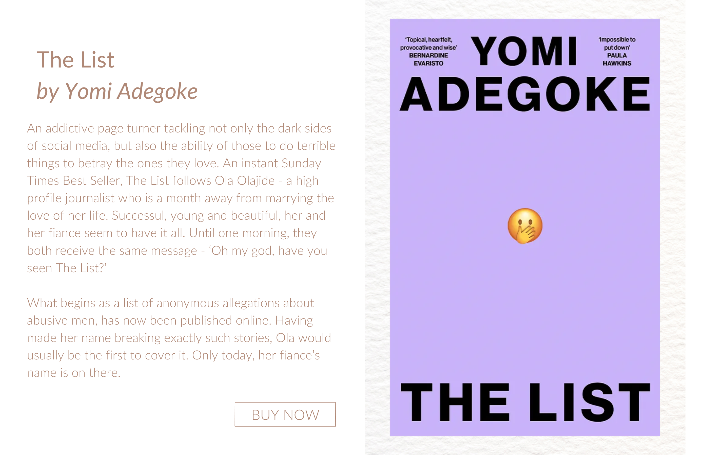 The List - Yomi Adegoke