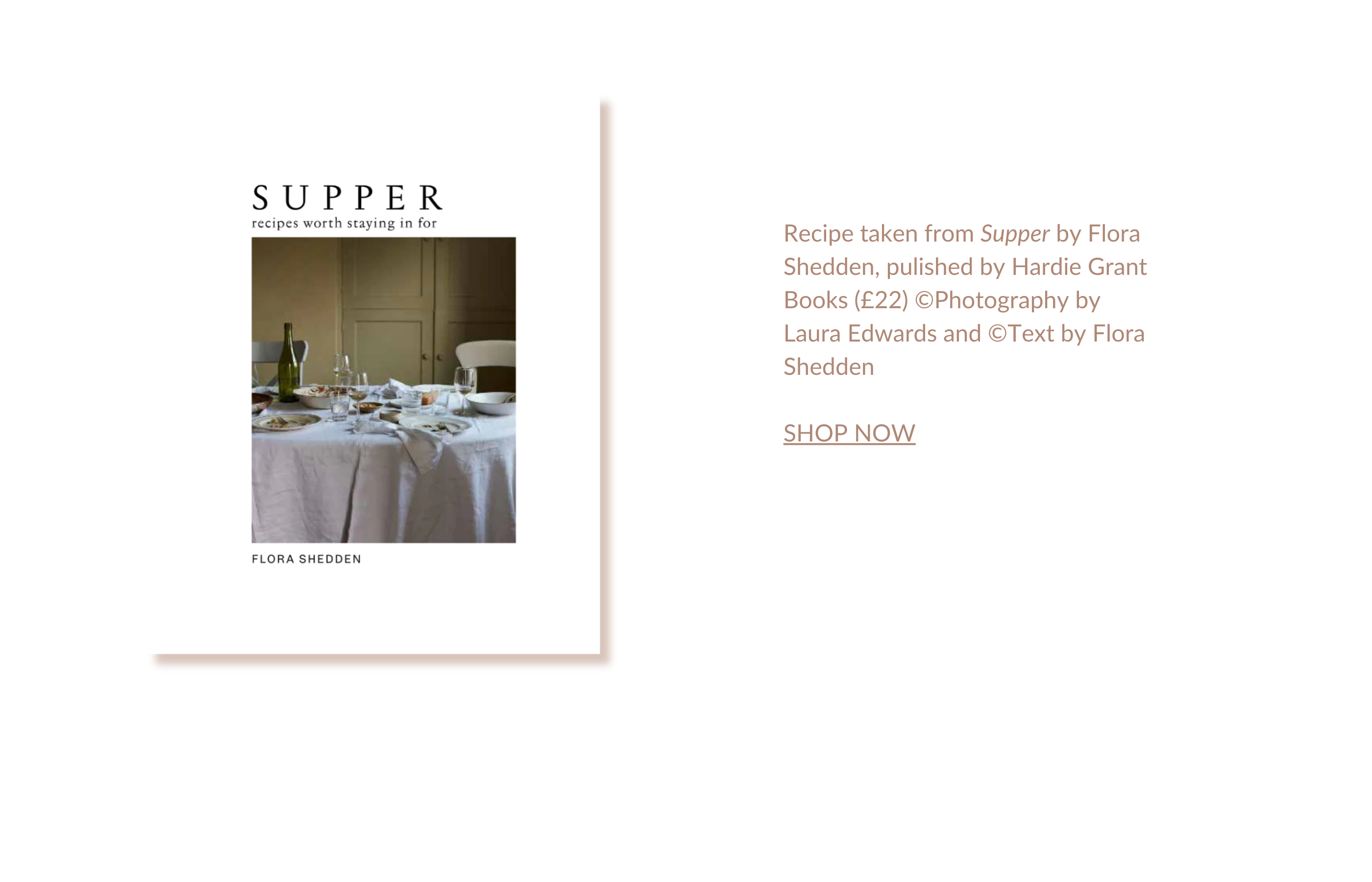Buy Supper by Flora Shedden