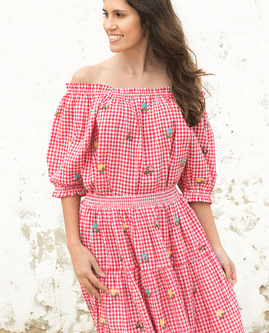 Red & White Gingham by MABE