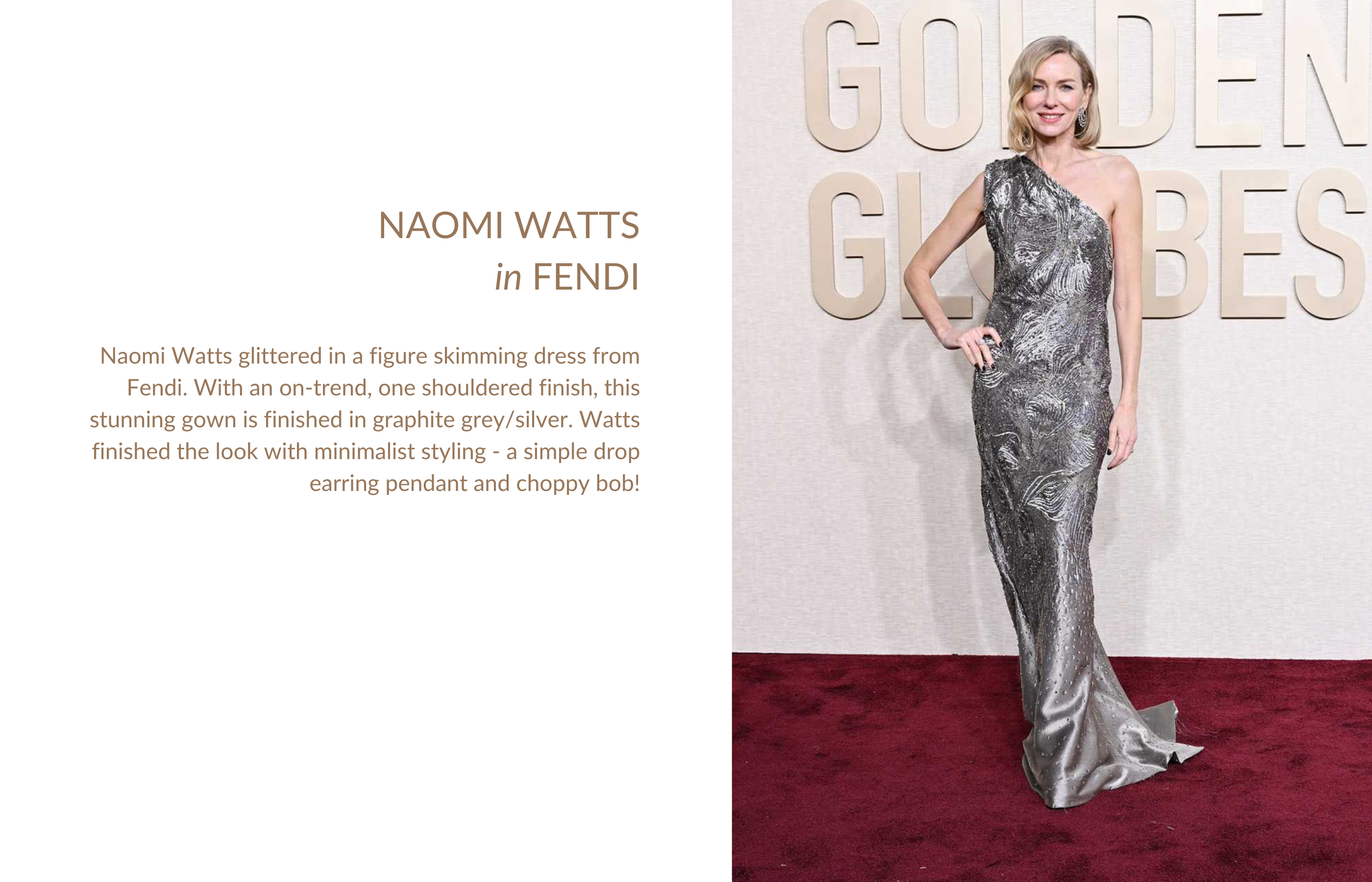 Naomi Watts Golden Globes