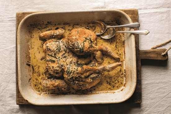 Roast Chicken in tray