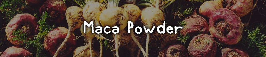 CERTIFIED ORGANIC MACA: An adaptogen root known for balancing hormones. Provides vitamins B1, B2, C, and E, trace minerals, and fatty acids. Shown to support endocrine and thyroid function. May also improver strength, stamina, and boost libido. 