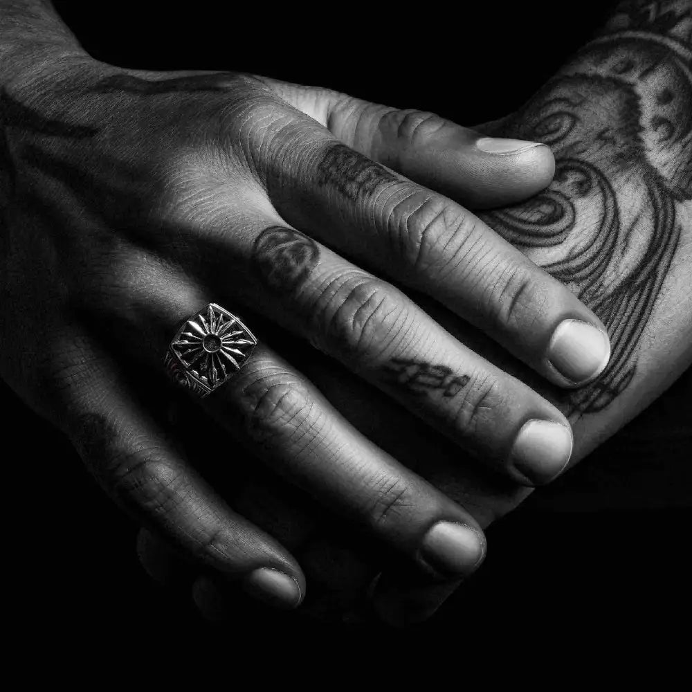 Hands with Gods Ring