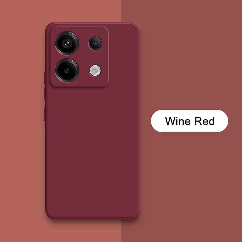 LuxShield 360 - Square Liquid Silicone Armor for POCO X6 Pro 5G