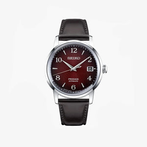 Seiko Presage Leather Strap Mechanical Watch for Men - VeridexMarket
