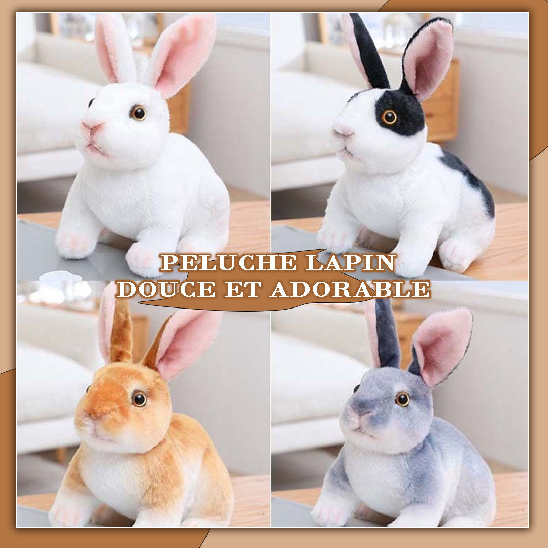 Peluche-a-longues-oreilles-de-lapin