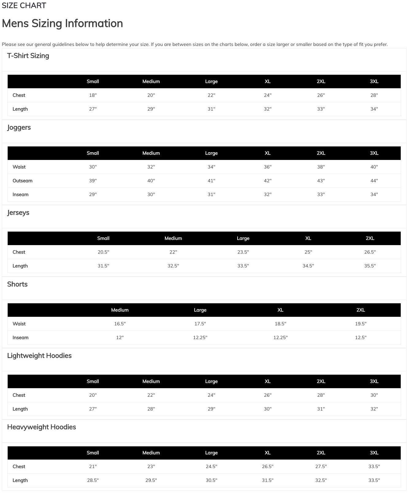 Bikini Sizing Chart – Hastamuerte