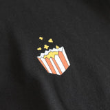 Dettaglio immagine frontale t-shirt IMMERSION-pop corn