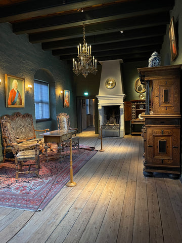 stately room at akershus fortress in Oslo