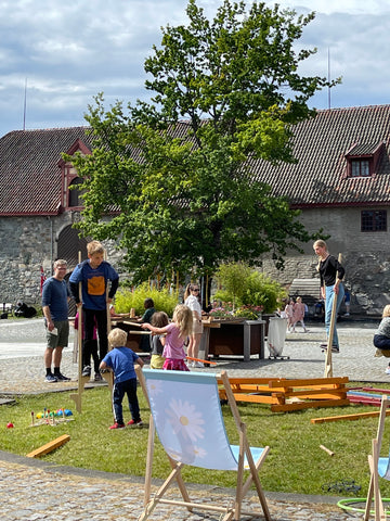 kids playing games outside