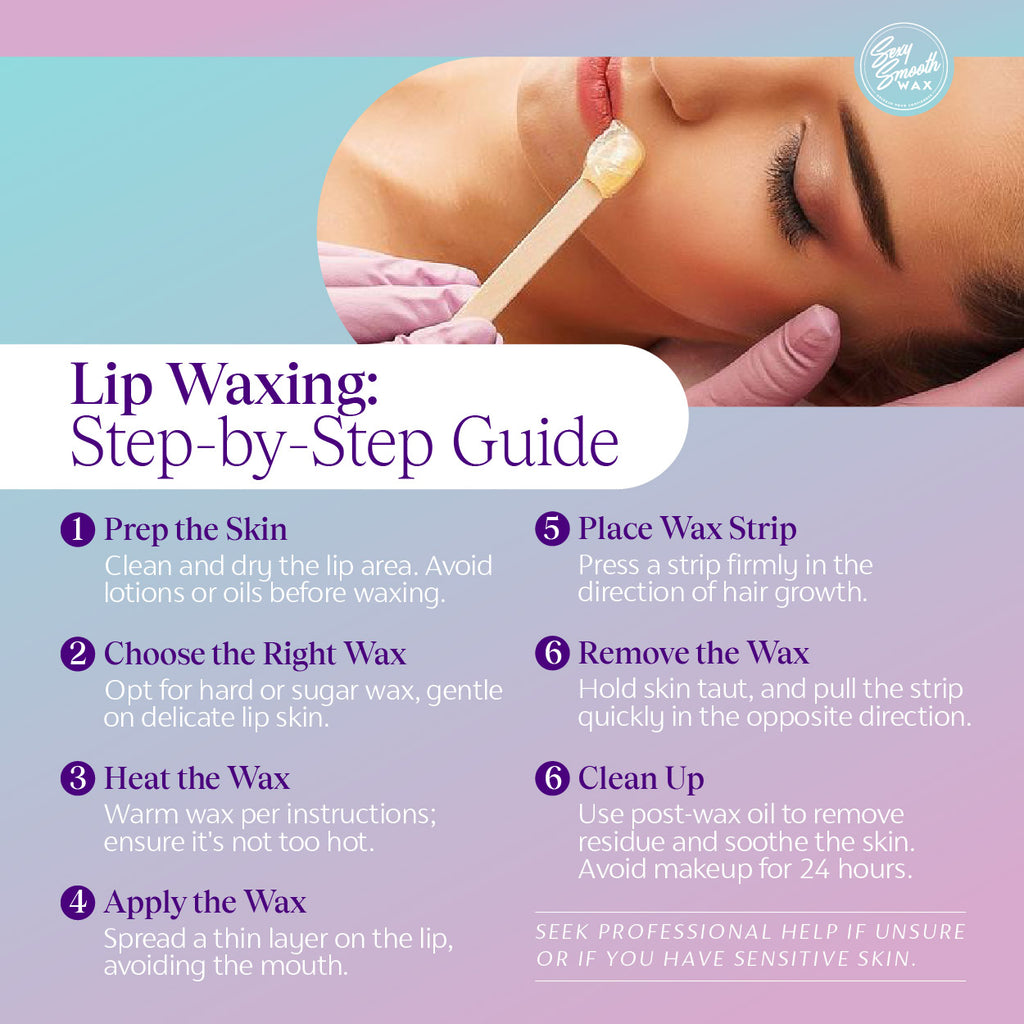 Lip Waxing Step by Step Guide