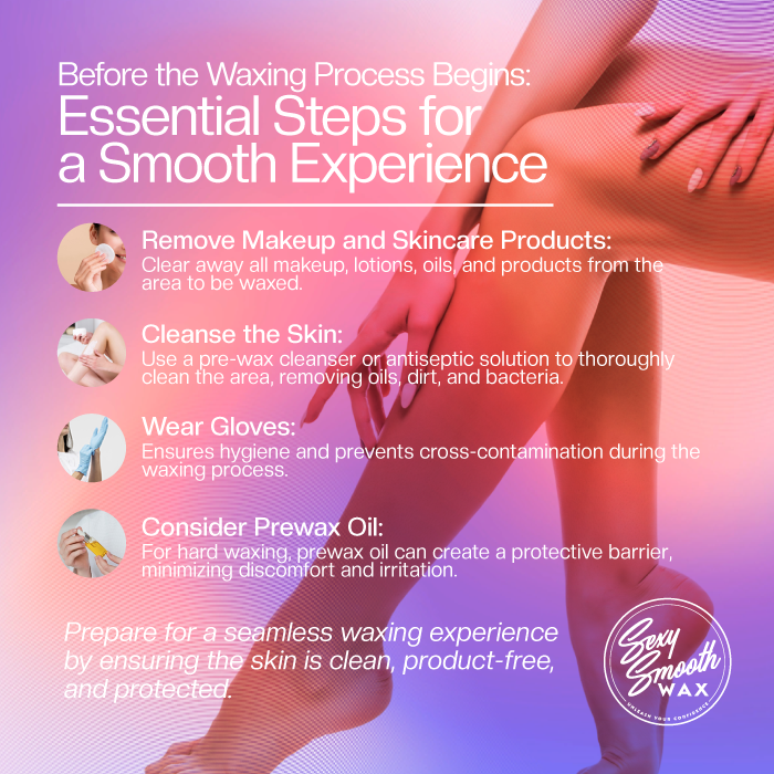 What to do before the waxing process begins?