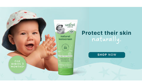 Natural baby sunscreen