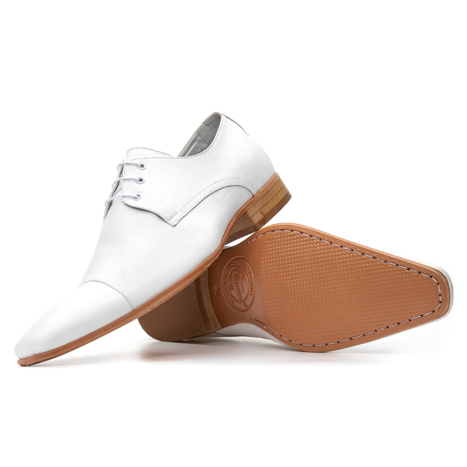 Sapato Arctic Social Masculino Estilo Italiano Branco - 307 1