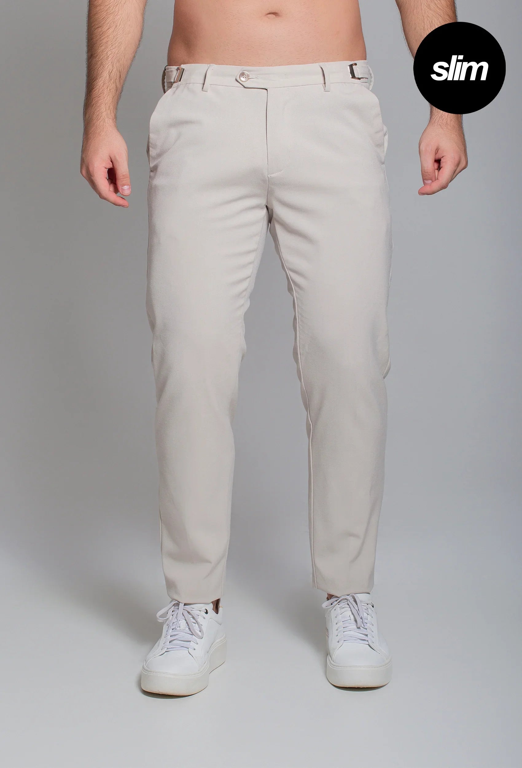 Calça Alfaiataria com Ajuste e Botão Lateral: Kit com 3 Unidades 18