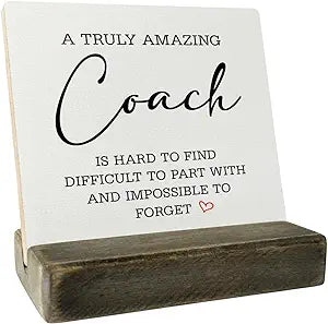 coach plaque