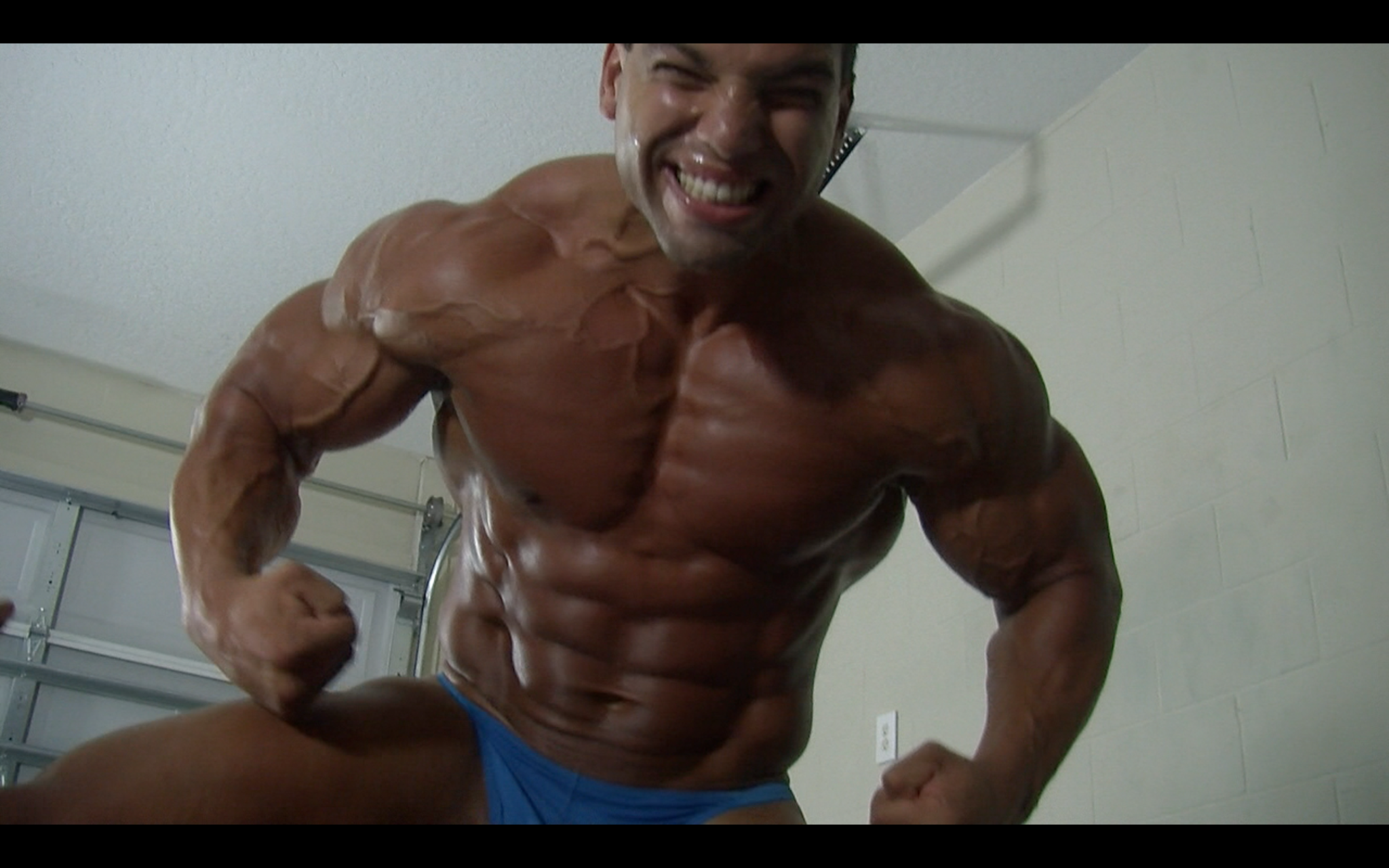 Dozer Casey More bodybuilder pecs chest abs arms