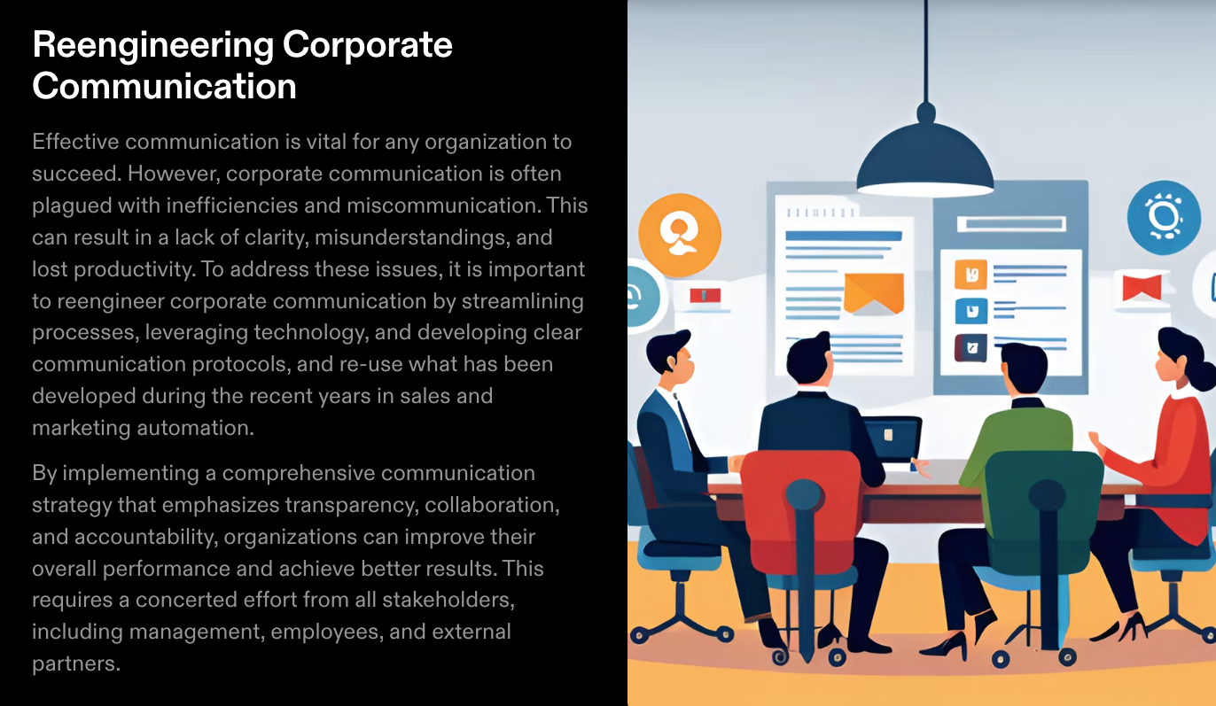 Reengineering Corporate Communication