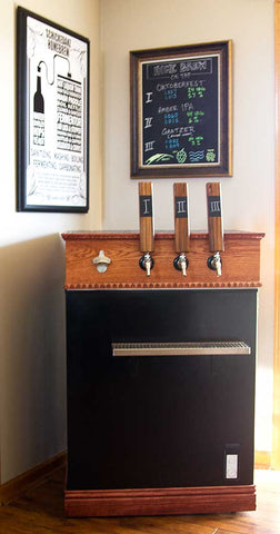 Finished Keezer from the build.