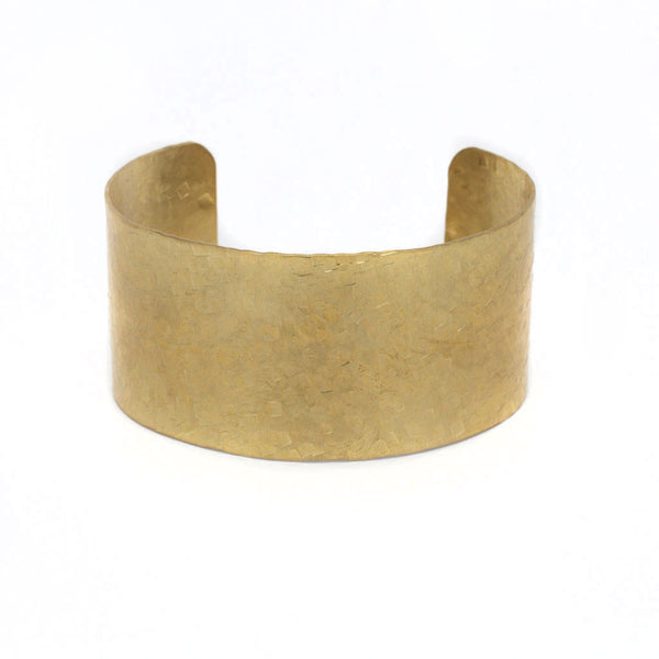 Hammered Brass Cuff Bracelet - JUICY JEWELRY