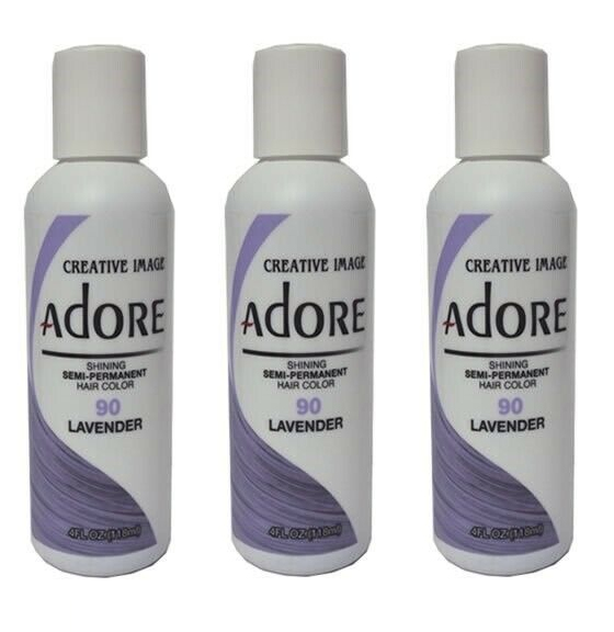 Adore Semi Permanent Hair Color, 90 Lavender 4 oz – Choice Forever Beauty