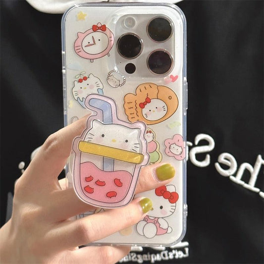 Hello Kitty Foldable Mirror Stand Phone Case – In Kawaii Shop