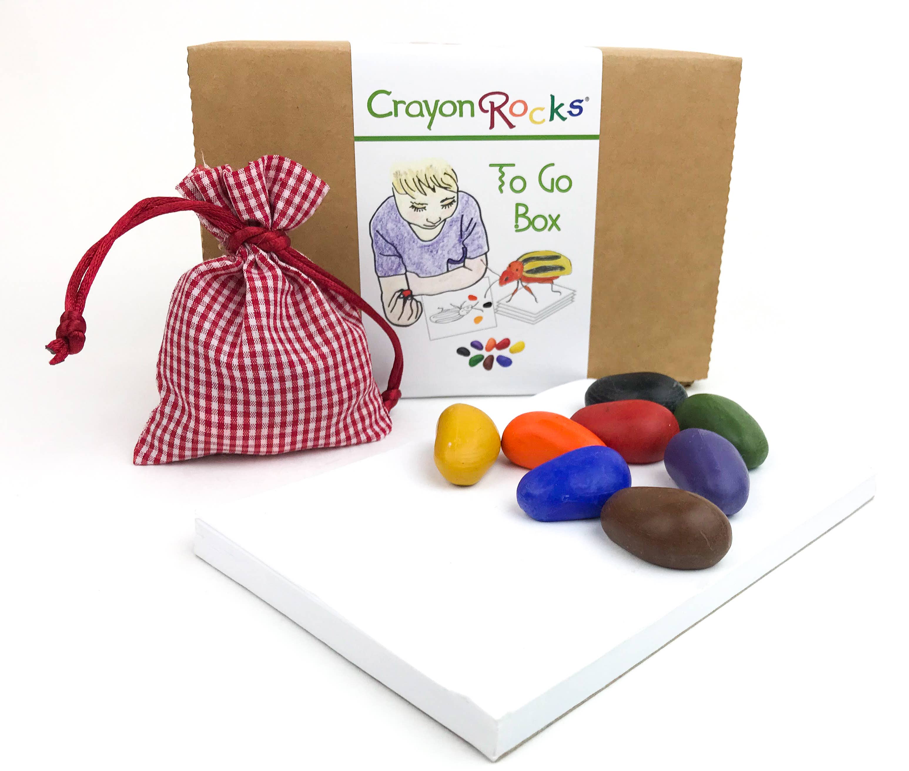 Just Rocks in a Box 32 Pairs Colors - Eco Soy Rock Crayons 64 pieces ( —  Oak & Ever