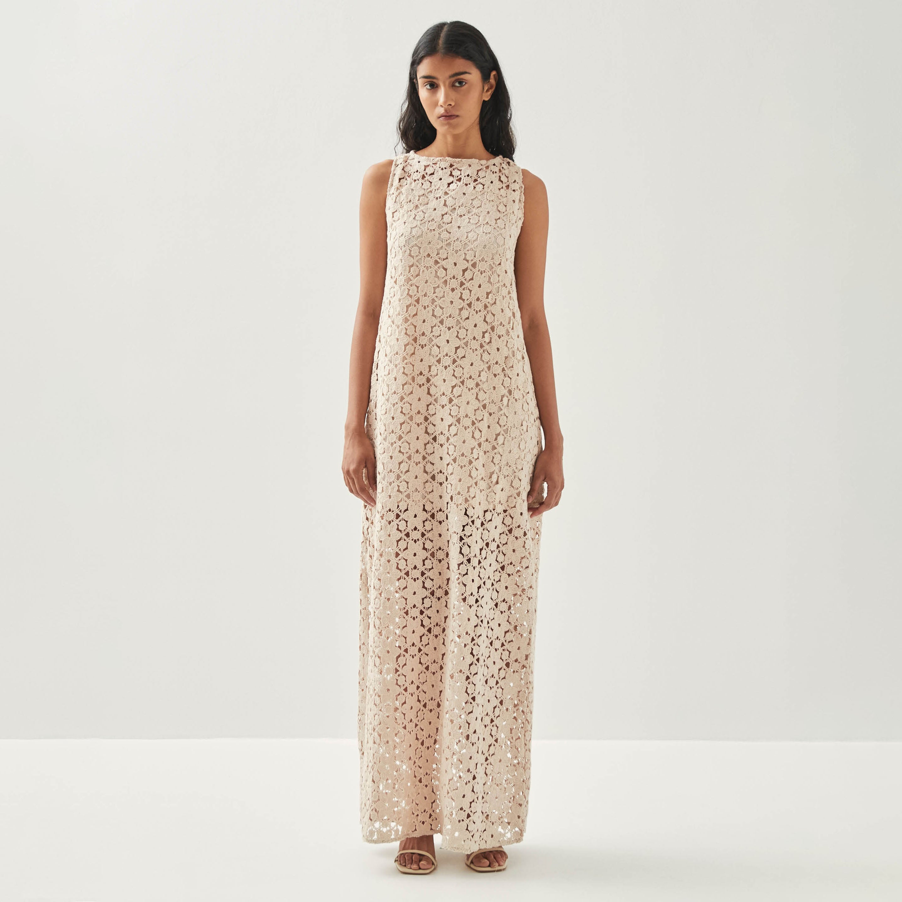 Arum Lace Cream Dress