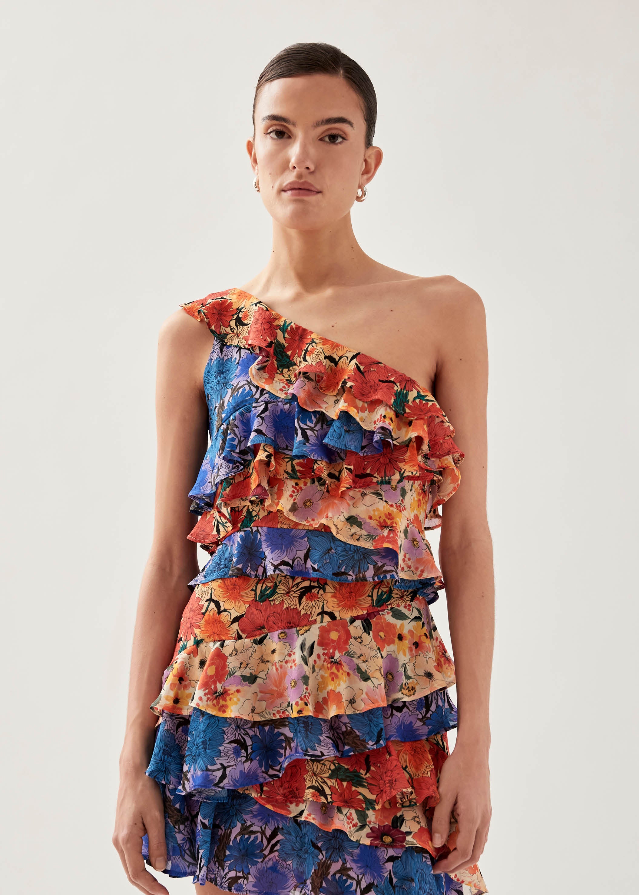 Marguerite Print Floral Multicolor Top