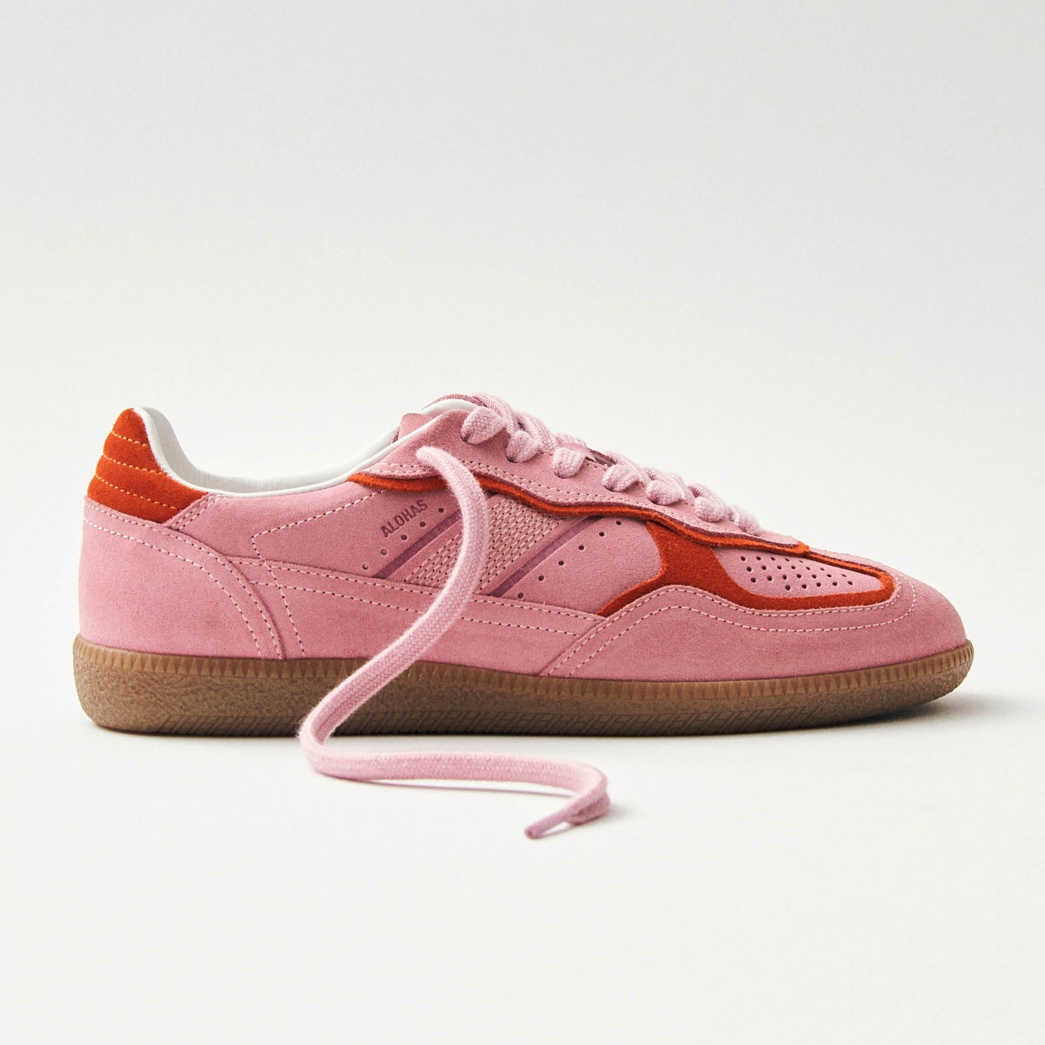 Tb.490 Rife Sea Pink Leather Sneakers