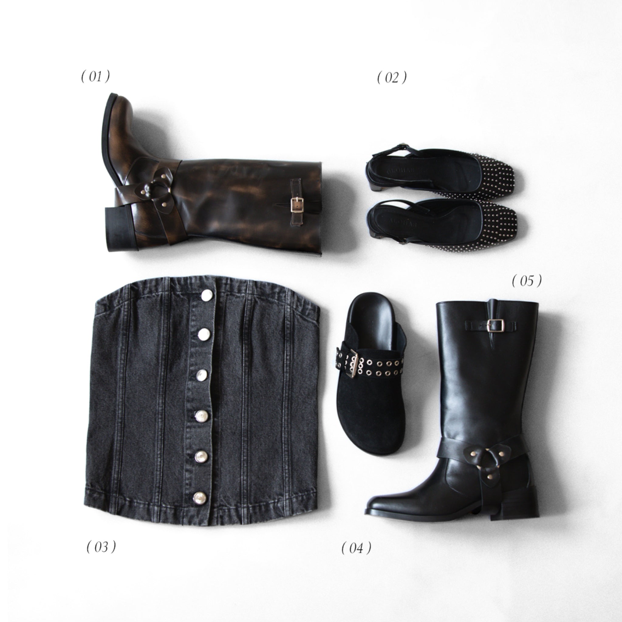 Biker boots outfits
