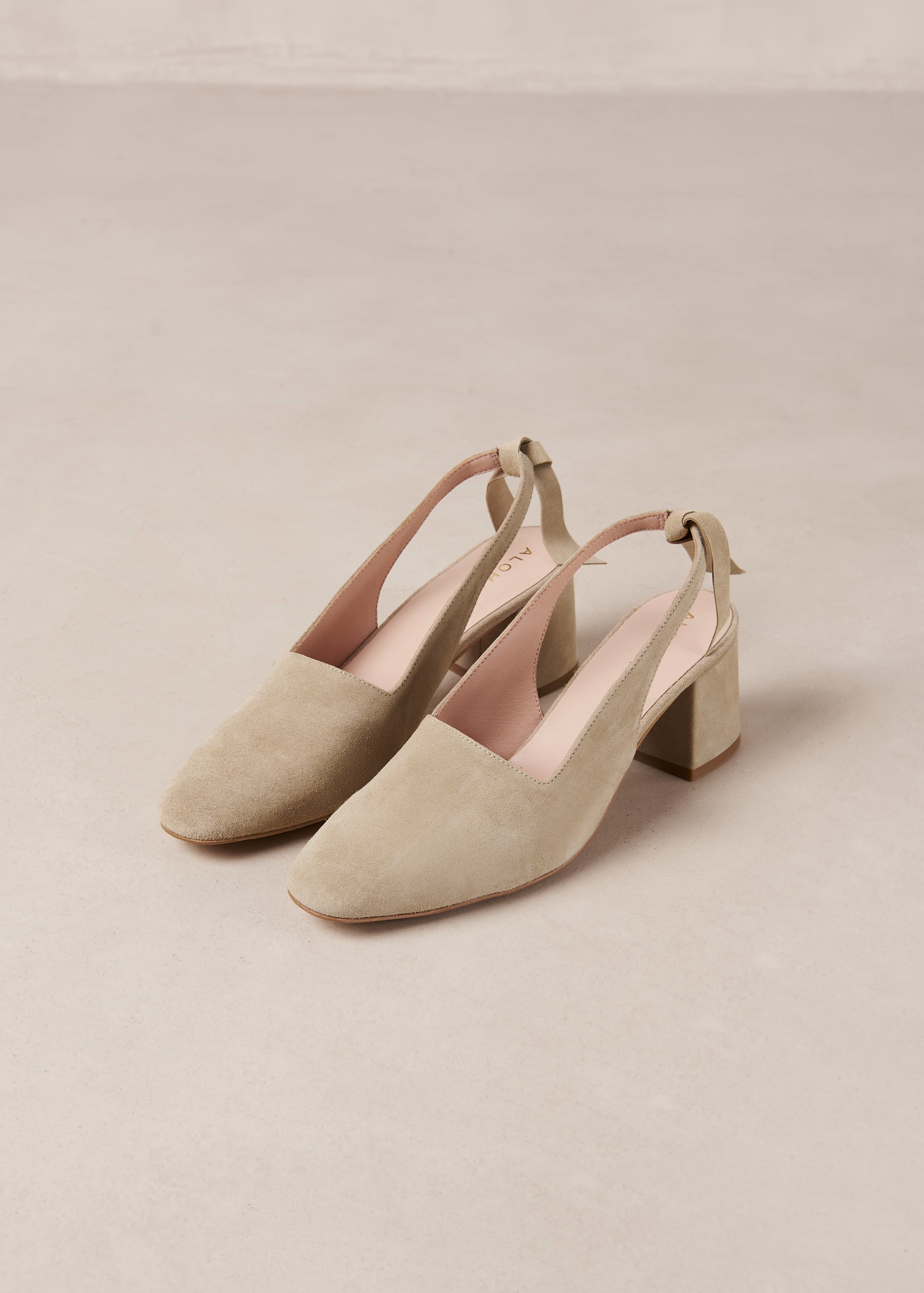 Charlotte Beige Leather Pumps