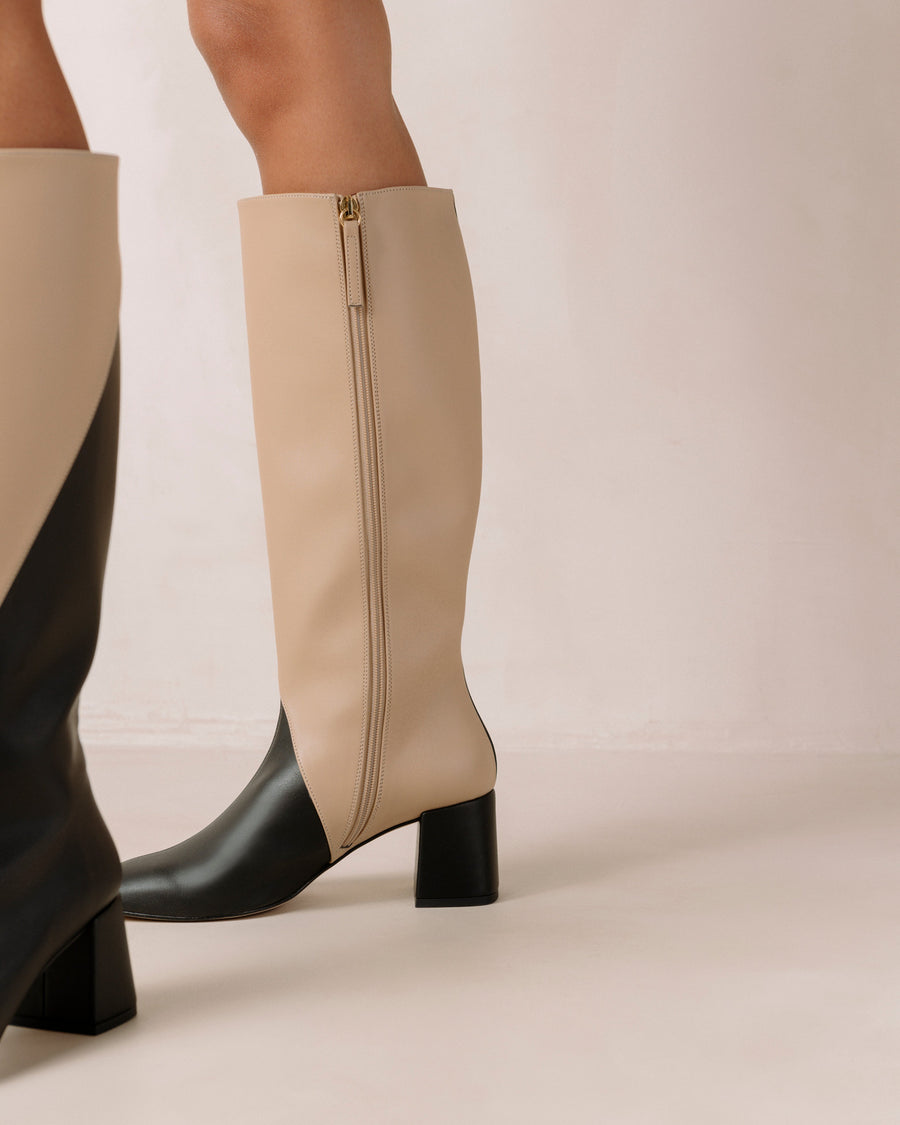 daphine leather knee boot