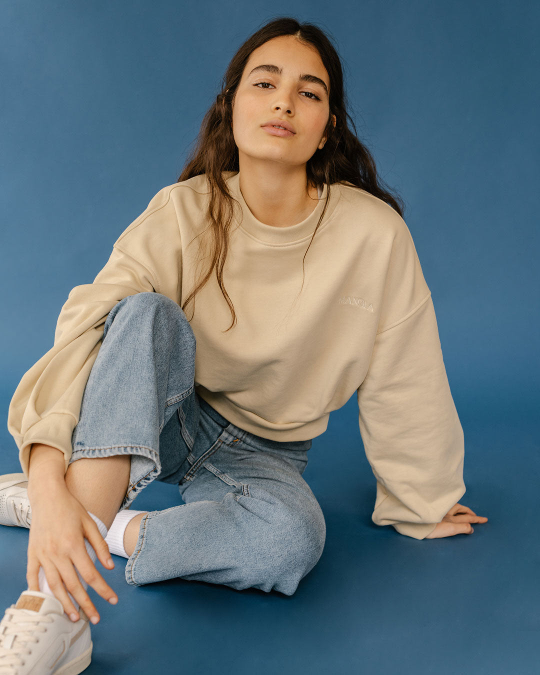 Menina Crop Sweatshirt Granola