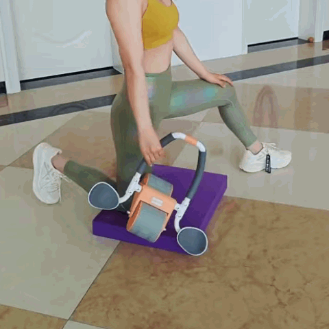 Roue abdominale smart workout - Double Roues à Rouleaux d'exercice