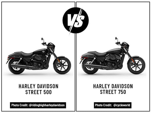 Harley Davidson Street 500 vs Harley Davidson Street 750