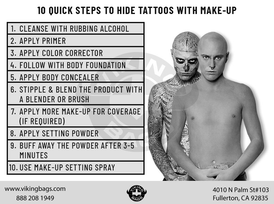 How to Cover Tattoos with Makeup