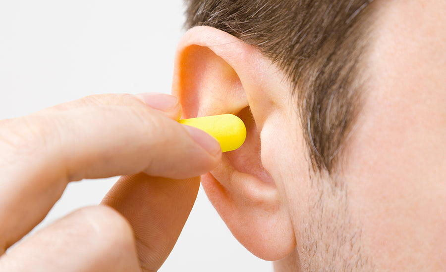 Wearing Earplugs