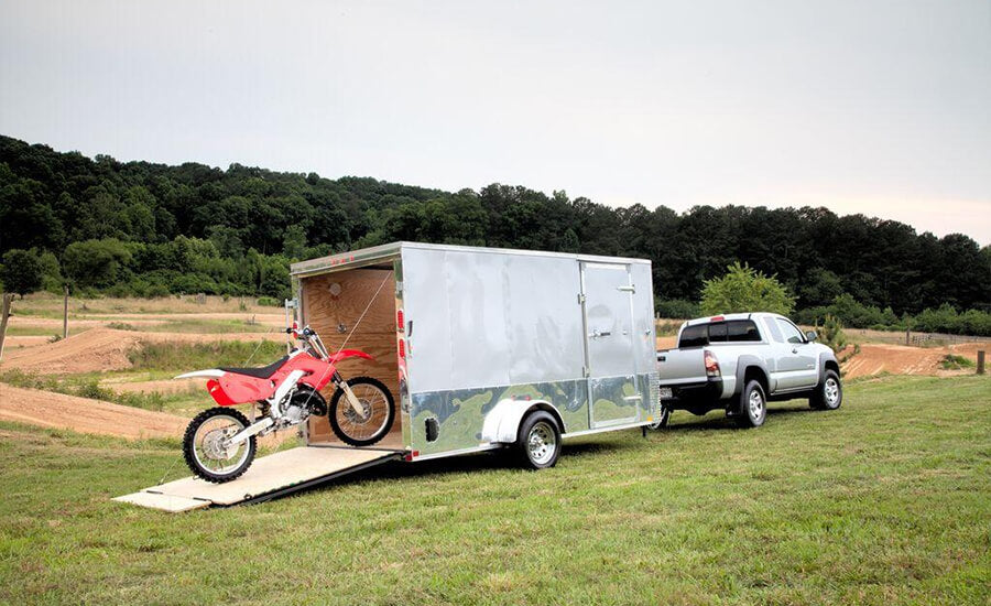 Enclosed Motorcycle Trailer Rentals