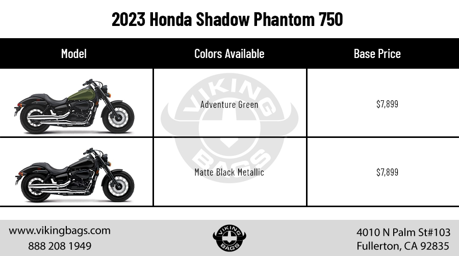 2023 Honda Shadow Phantom 750